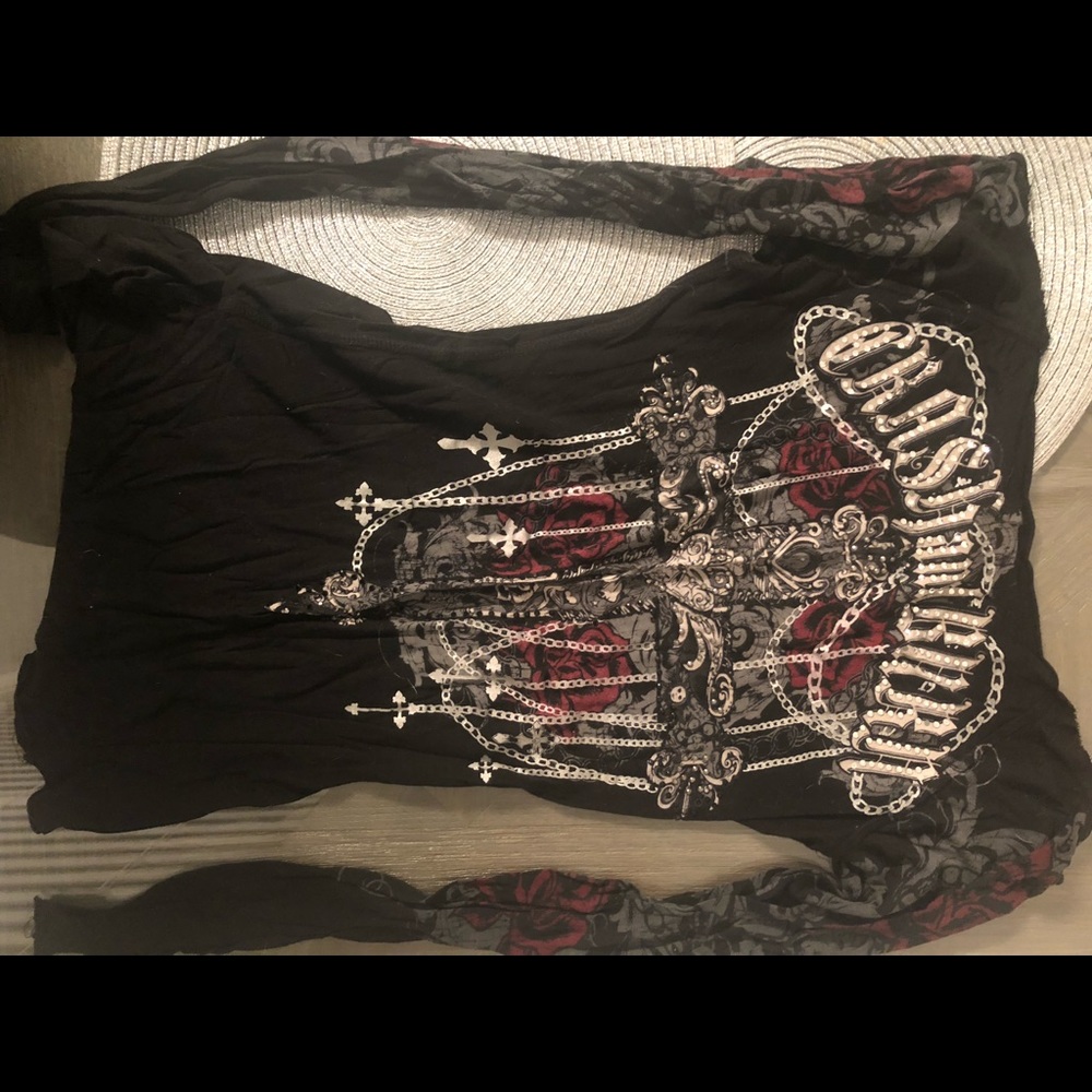 Crash & Burn bling long sleeve